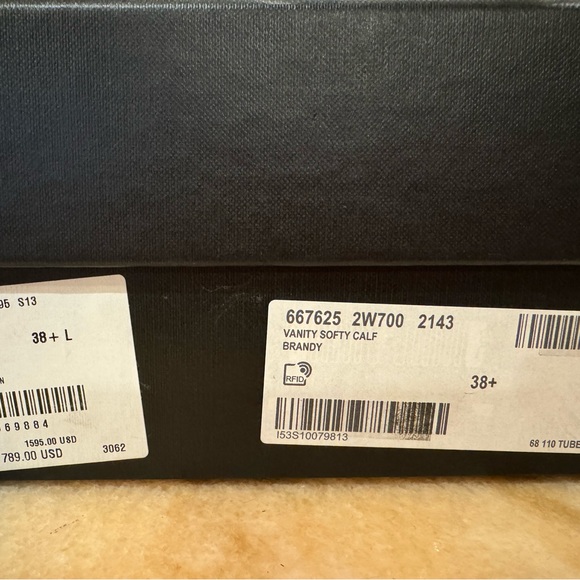 Saint Laurent 110 Tube Boot, Vanity Soft Calf - Brandy - Picture 5 of 10